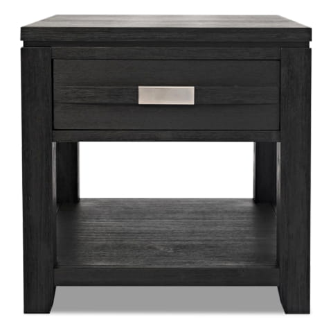 Bronx End Table - Charcoal