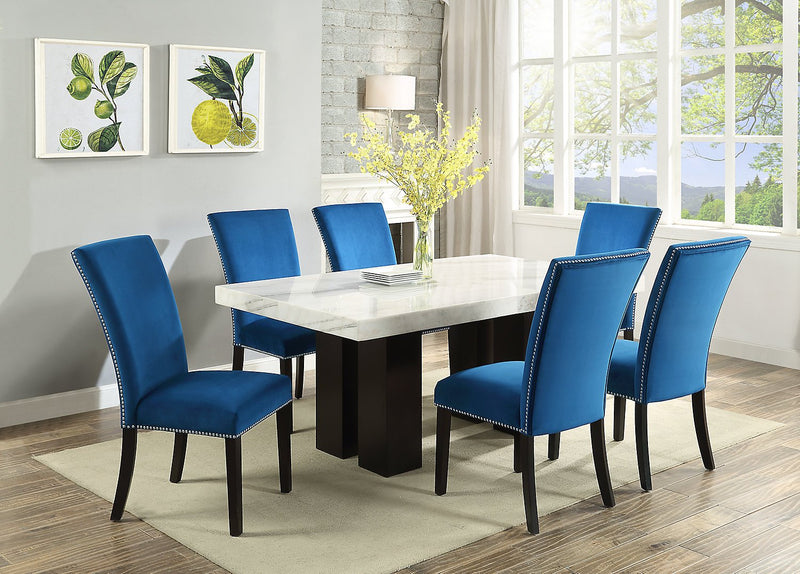 Cami 7-Piece Dining Set - Blue