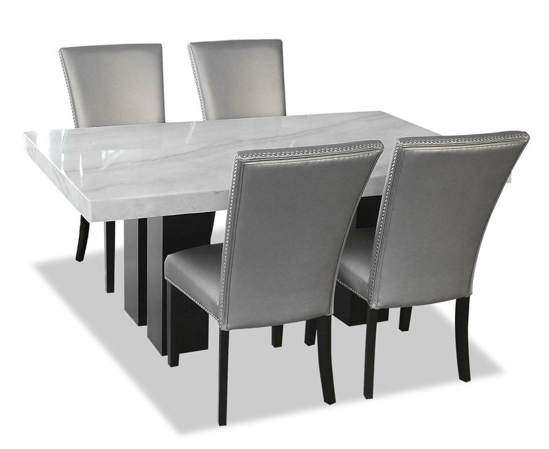 Cami 5-Piece Dining Set - Grey