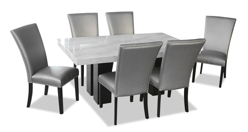 Cami 7-Piece Dining Set - Grey