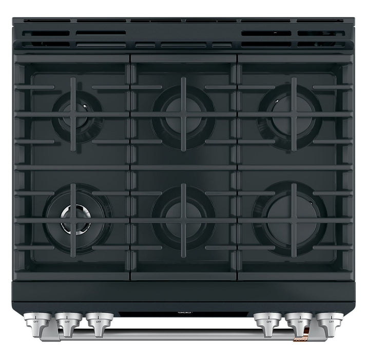 Café 30\" Slide-In Dual-Fuel Convection Range - CC2S900P3MD1