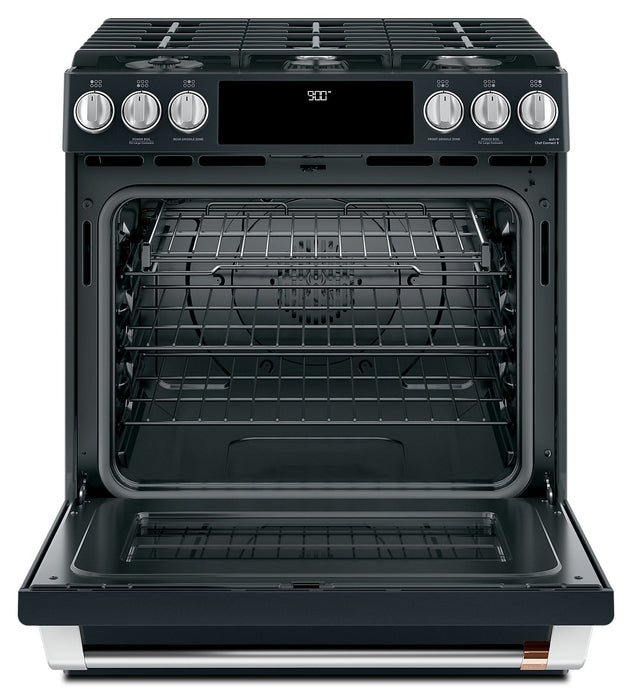 Café 30\" Slide-In Dual-Fuel Convection Range - CC2S900P3MD1