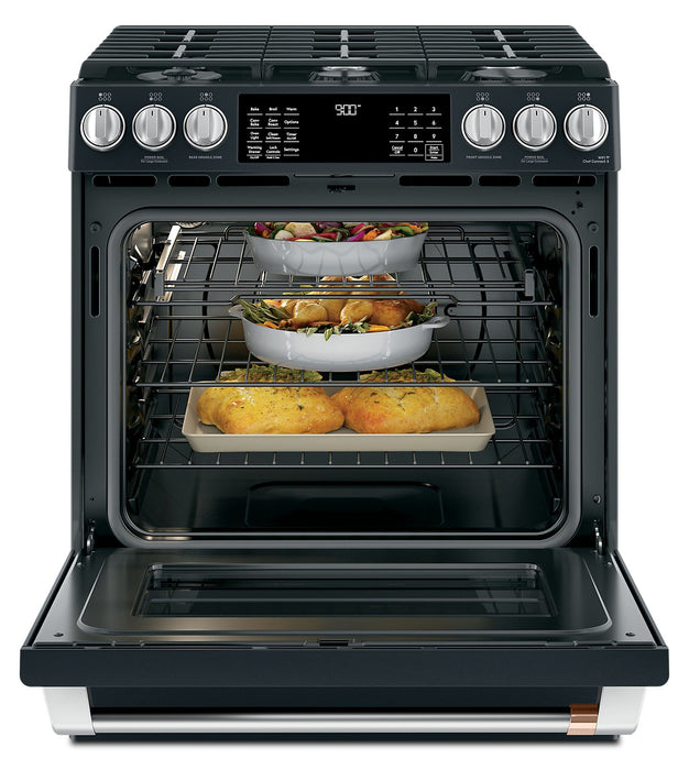 Café 30\" Slide-In Dual-Fuel Convection Range - CC2S900P3MD1