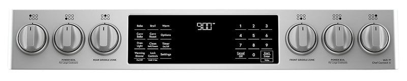Café 30\" Slide-In Dual-Fuel Double Oven Convection Range - CC2S950P2MS1