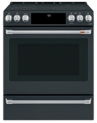 Cafe 5.7 Cu. Ft. Smart Electric Range with True European Convection - Matte Black - CCES700P3MD1 