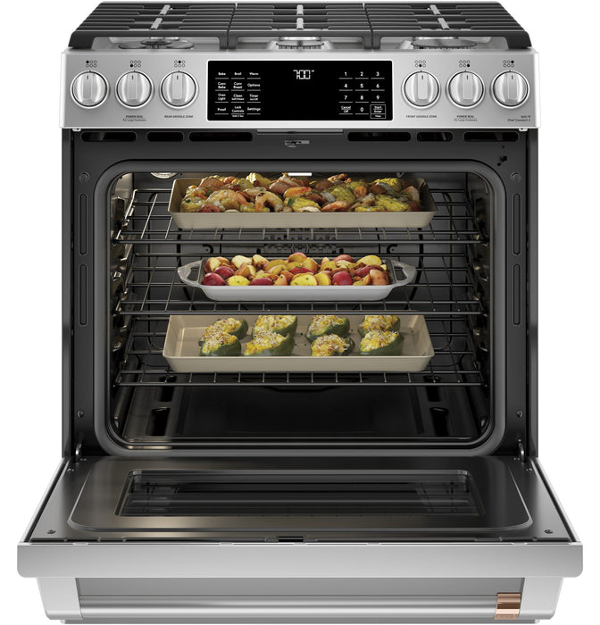 Café Slide-In Gas Range with Convection - CCGS700P2MS1