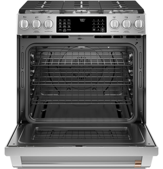 Café Slide-In Gas Range with Convection - CCGS700P2MS1