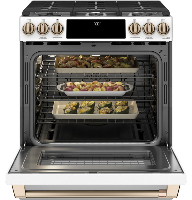 Café Slide-In Gas Range with Convection - CCGS700P4MW2
