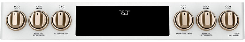 Café Slide-In Double-Oven Gas Range with Convection - CCGS750P4MW2