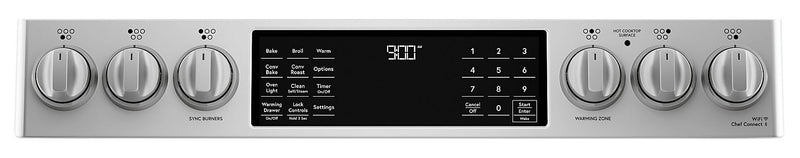 Café Slide-In Electric Range with Warming Drawer - CCHS900P2MS1