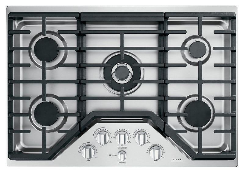 Café 30\" Built-In 5-Burner Gas Cooktop - CGP95302MS1