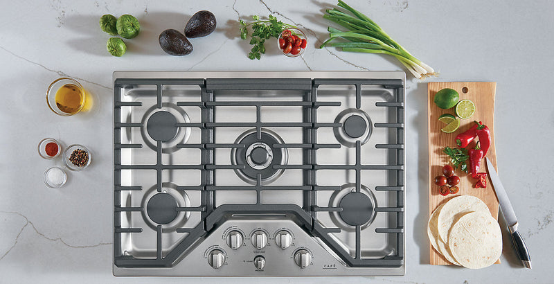 Café 30\" Built-In 5-Burner Gas Cooktop - CGP95302MS1