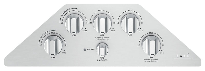 Café 36\" Built-In 5-Burner Gas Cooktop - CGP95362MS1