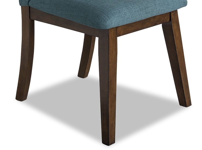 Chelsea Fabric Dining Chair – Aqua