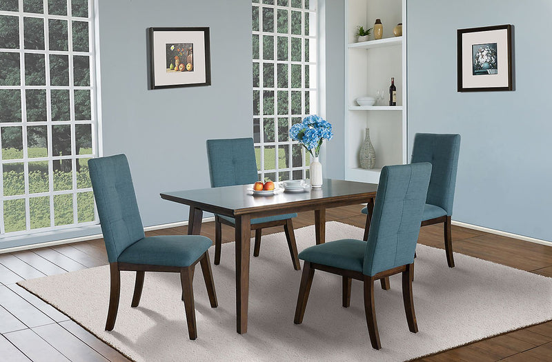 Chelsea Fabric Dining Chair – Aqua