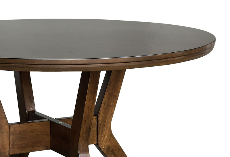 Chelsea 5-Piece Round Dining Table Package with Aqua Chairs