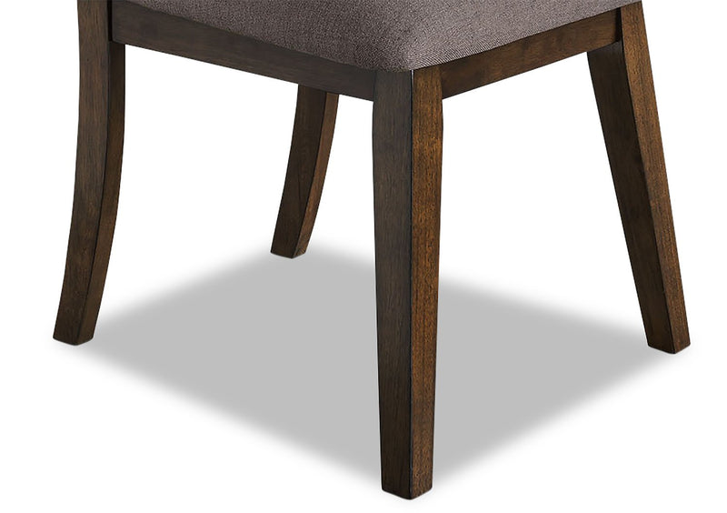 Chelsea Fabric Dining Chair – Brown