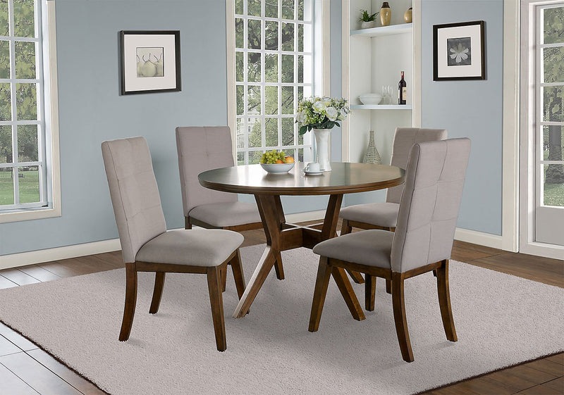 Chelsea Round Dining Table - Walnut