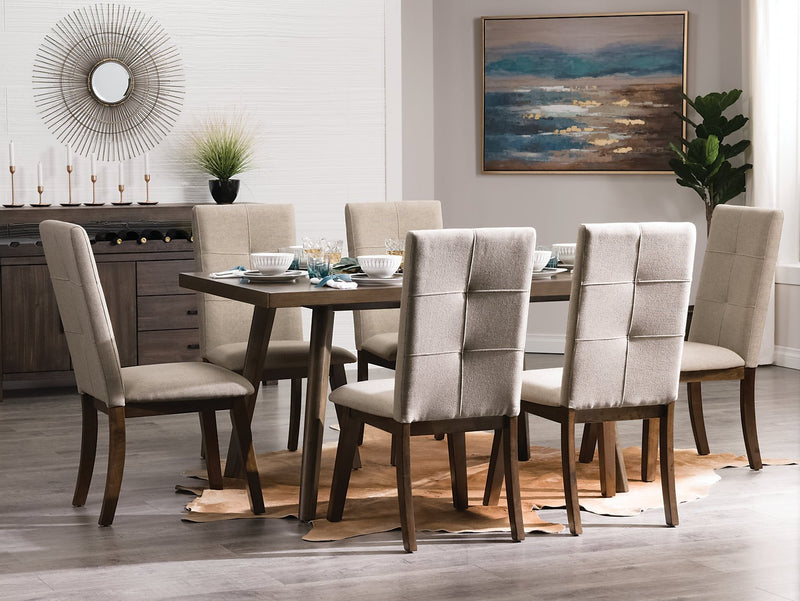 Chelsea Fabric Dining Chair – Beige