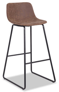 Coty Barstool with Vegan Leather Fabric, 30