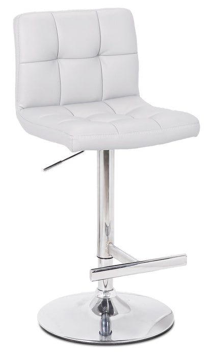 Cruz White Bar Stool