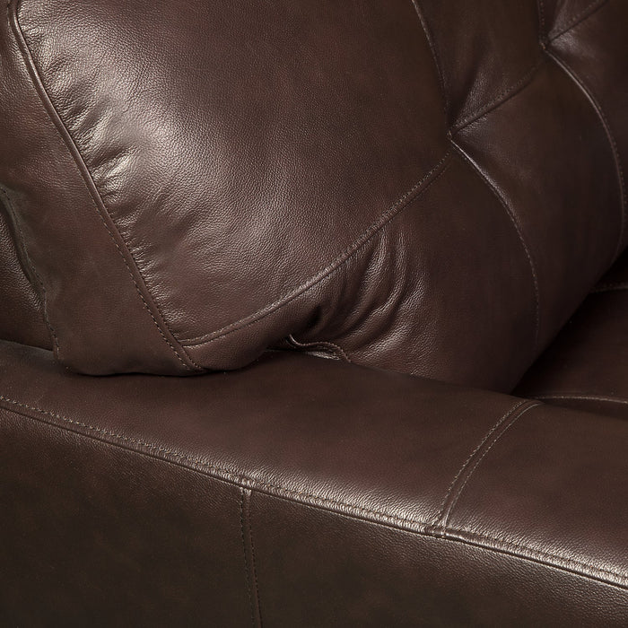 Curt Genuine Leather Chair - Brown