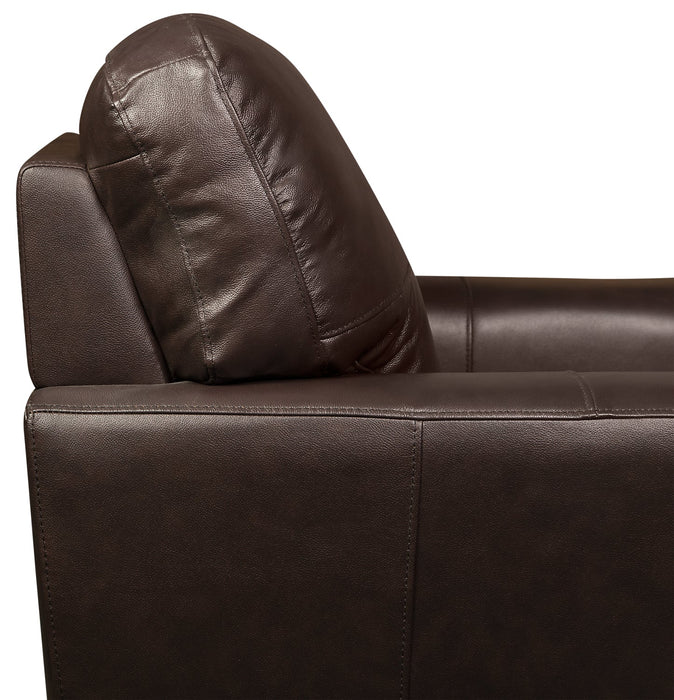 Curt Genuine Leather Chair - Brown