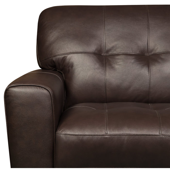 Curt Genuine Leather Chair - Brown
