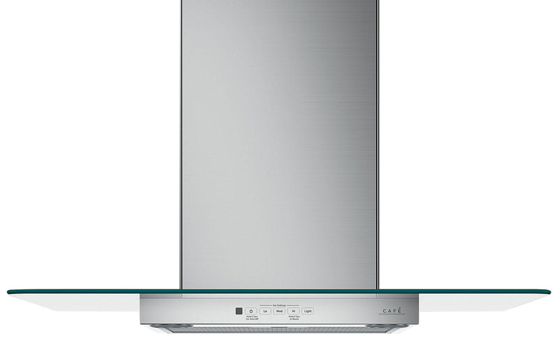 Café 30\" Wall-Mount Glass Canopy Range Hood - CVW73012MSS