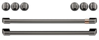 Café Electric Range Brushed Black Knobs and Handles Set - CXFCEHKPMBT
