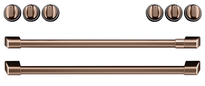 Café Electric Range Brushed Copper Knobs and Handles Set - CXFCEHKPMCU