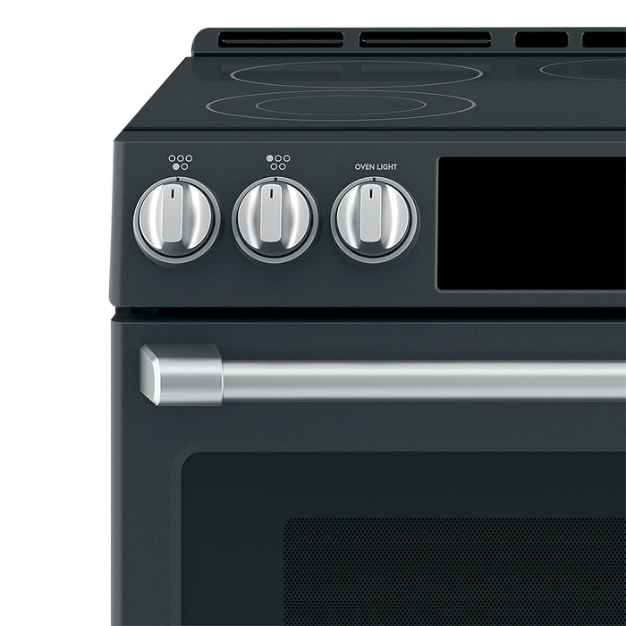 Café Electric Range Brushed Stainless Steel Knobs and Handles Set - CXFCEHKPMSS