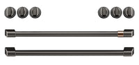 Café Induction Range Brushed Black Knobs and Handles Set - CXFCHHKPMBT