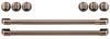Café Induction Range Brushed Copper Knobs and Handles Set - CXFCHHKPMCU