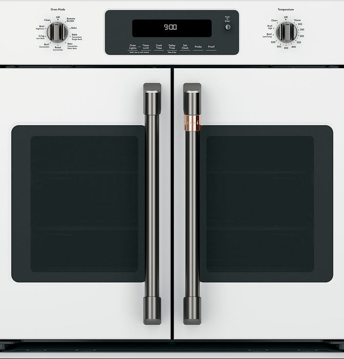 Café French-Door Wall Oven Brushed Black Knobs and Handles - CXWSFHKPMBT