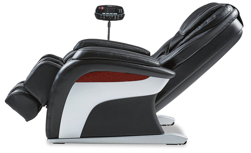 Panasonic Urban Collection High-Quality Synthetic Leather Massage Power Recliner - Black