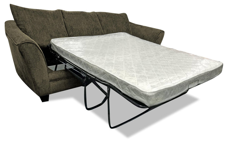 Febe Chenille Full-Size Condo Sofa Bed - Brown