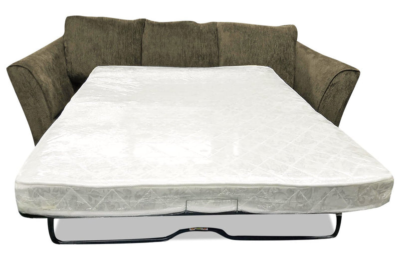 Febe Chenille Full-Size Condo Sofa Bed - Brown