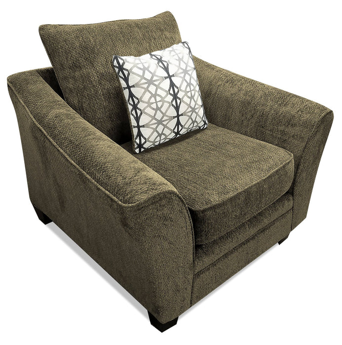 Febe Chenille Condo Chair - Brown