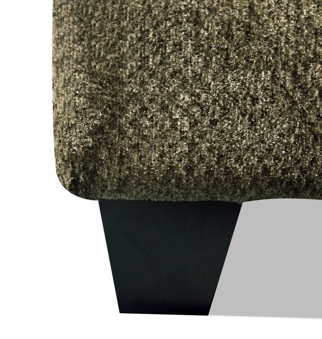 Febe Chenille Condo Sofa - Brown