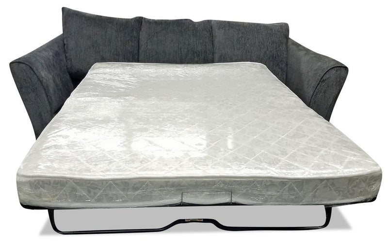 Febe Chenille Full-Size Condo Sofa Bed - Charcoal
