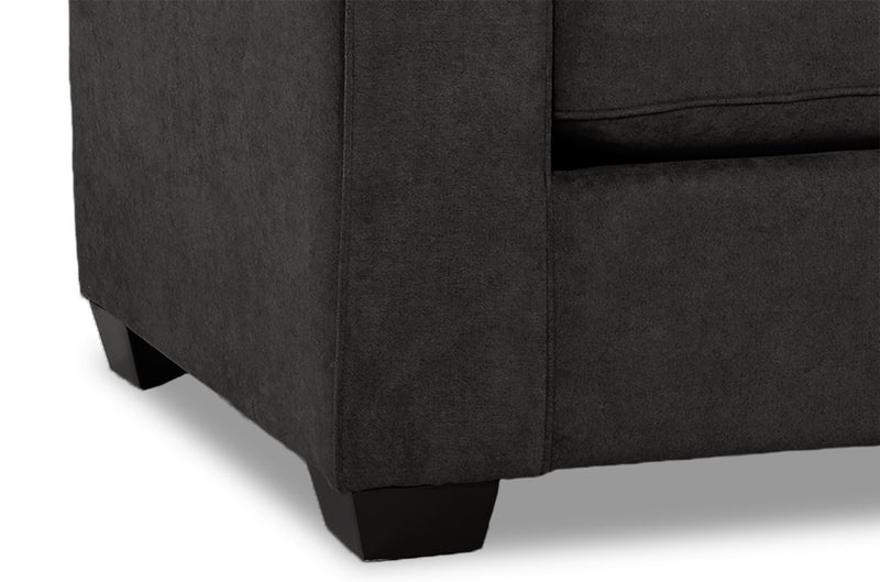 Fiona Chenille Chair - Grey
