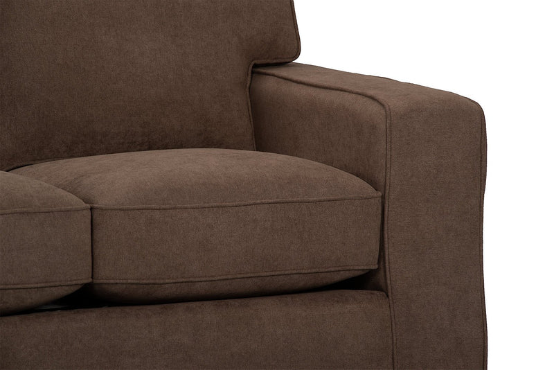 Fiona Chenille Loveseat - Mocha