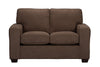 Fiona Chenille Loveseat - Mocha