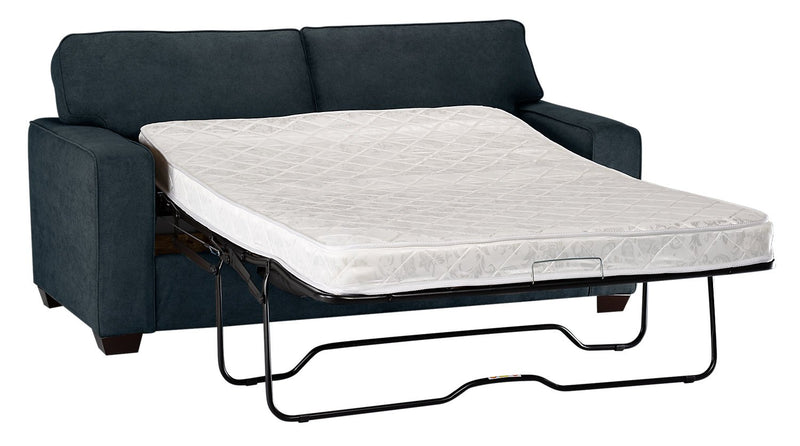 Fiona Chenille Full-Size Sofa Bed - Navy