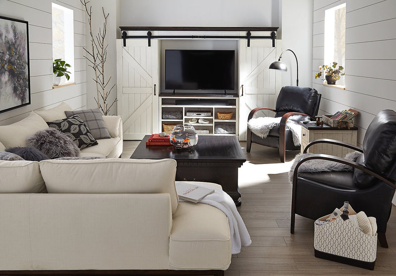 Gena 2-Piece Linen-Look Fabric Left-Facing Sectional - Cotton