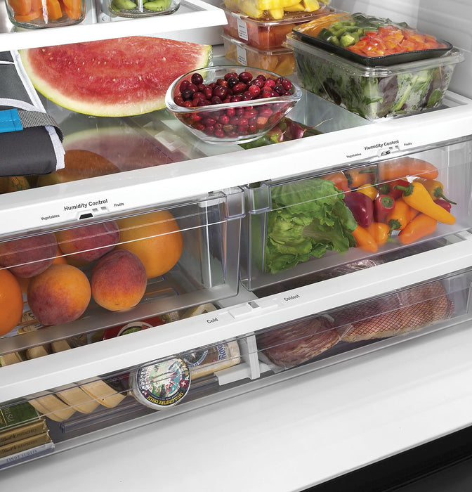 GE 27 Cu. Ft. French-Door Refrigerator - GNE27JGMWW