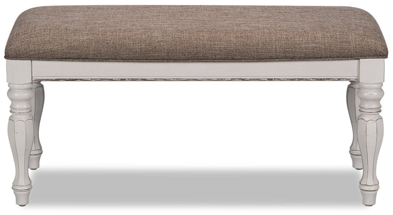 Grace Bench – Antique White