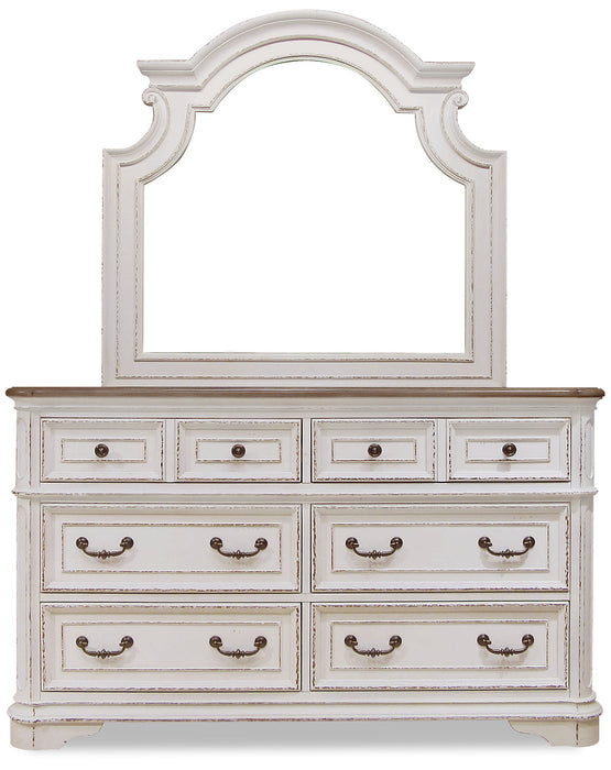 Grace Mirror - Antique White