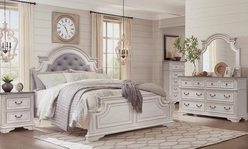 Grace Mirror - Antique White